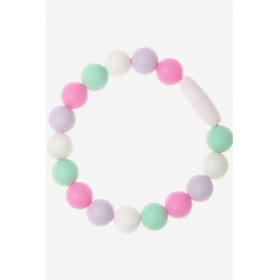 Силиконовый браслет-прорезыватель Майя, розовый Силиконовый браслет-прорезыватель Майя, розовый