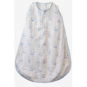Спальный мешок SwaddleDesigns Blue Little Ships Спальный мешок SwaddleDesigns Blue Little Ships