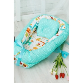 Гнездышко-кокон для новорожденных Babynest Giraffe Гнездышко-кокон для новорожденных Babynest Giraffe