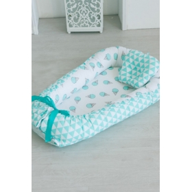 Гнездышко-кокон для новорожденных Babynest Mint Gelato