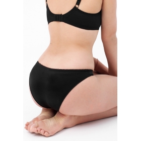 Трусы для беременных и после родов Angelika из микрофибры, черные Трусы для беременных и после родов Angelika из микрофибры, черные