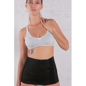 Бандаж послеродовой утягивающий Евромама "Лента", черный Бандаж послеродовой утягивающий Евромама "Лента", черный