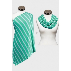 Шарф-накидка для кормления Itzy Ritzy, Seaside Stripe Шарф-накидка для кормления Itzy Ritzy, Seaside Stripe