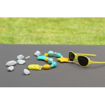 Силиконовый держатель на клипсе Майя, бирюзовый