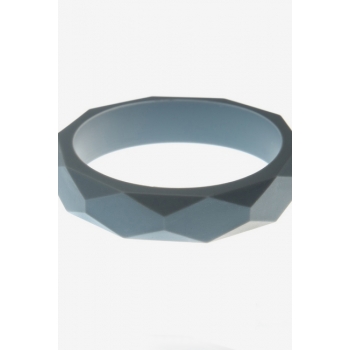 Молочный браслет из пищевого силикона, серый