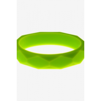 Молочный браслет из пищевого силикона, салатовый