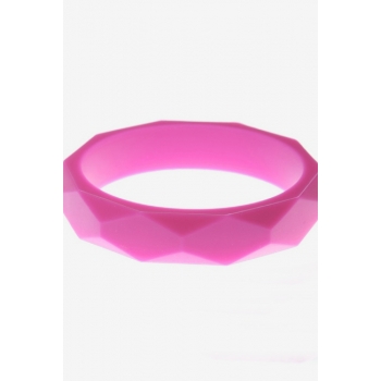 Молочный браслет из пищевого силикона, розовый