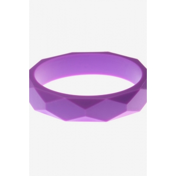 Молочный браслет из пищевого силикона, фиолетовый