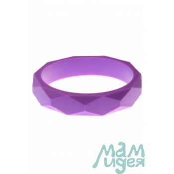 Молочный браслет из пищевого силикона, фиолетовый