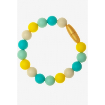 Силиконовый браслет-прорезыватель Майя, бирюзовый