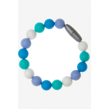 Силиконовый браслет-прорезыватель Майя, голубой