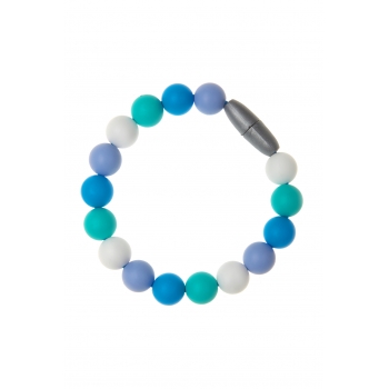 Силиконовый браслет-прорезыватель Майя, голубой