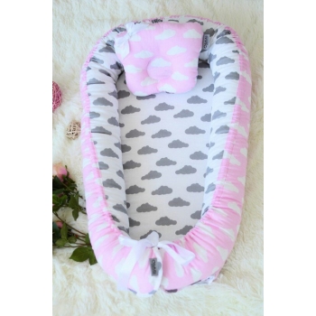 Гнездышко-кокон для новорожденных Babynest Rose Ashes