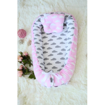 Гнездышко-кокон для новорожденных Babynest Rose Ashes