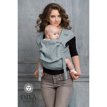 Май-слинг Diva Basico, Damasco с капюшоном