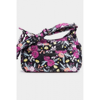 Сумка для мамы Ju-Ju-Be HoboBe, Black And Bloom