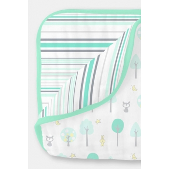 Муслиновое одеяло SwaddleDesigns, цвет Green Woodland