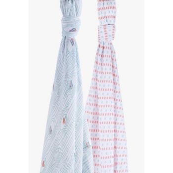 Муслиновые пеленки для новорожденного Bébé au Lait большие, Owl/Tinsley