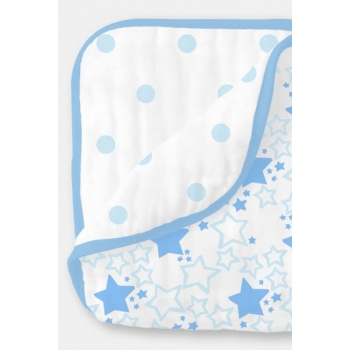 Муслиновое одеяло SwaddleDesigns, цвет Starshine Blue