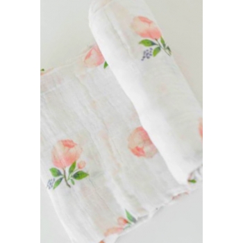 Муслиновая пеленка для новорожденных Diva большая, Rose Cotton