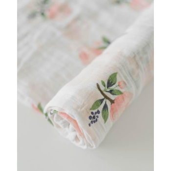 Муслиновая пеленка для новорожденных Diva большая, Rose Cotton