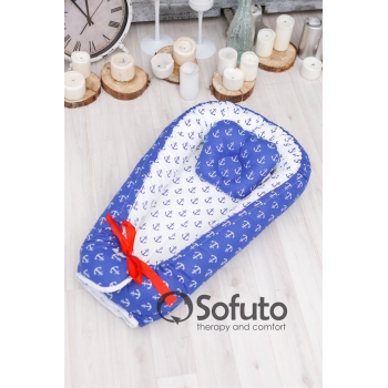 Гнездышко-кокон для новорожденных Babynest Sailor
