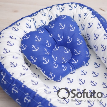 Гнездышко-кокон для новорожденных Babynest Sailor