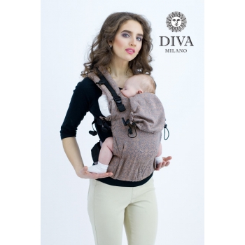 Эрго-рюкзак для новорожденных Diva Basico Cacao One!