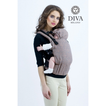 Эрго-рюкзак для новорожденных Diva Basico Cacao One!