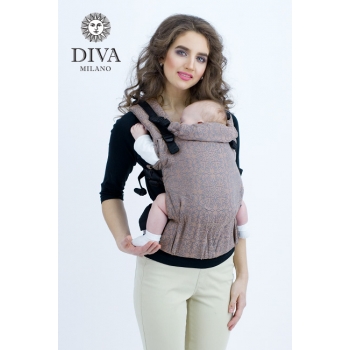 Эрго-рюкзак для новорожденных Diva Basico Cacao One!
