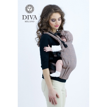 Эрго-рюкзак для новорожденных Diva Basico Cacao One!