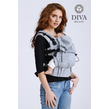 Эрго-рюкзак Diva Basico Argento Simple One!