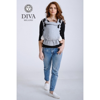 Эрго-рюкзак Diva Basico Argento Simple One!