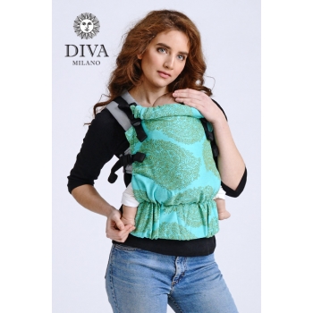 Эрго-рюкзак для новорожденных Diva Essenza Menta Simple One! с бамбуком