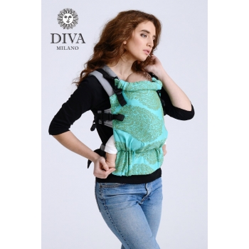 Эрго-рюкзак для новорожденных Diva Essenza Menta Simple One! с бамбуком