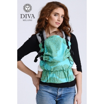 Эрго-рюкзак для новорожденных Diva Essenza Menta Simple One! с бамбуком
