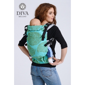 Эрго-рюкзак для новорожденных Diva Essenza Menta Simple One! с бамбуком