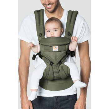Эрго-рюкзак Ergobaby OMNI 360 Cool Air Mesh - Khaki Green