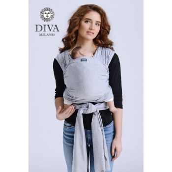 Слинг-шарф трикотажный Diva Stretchy, Nebbia