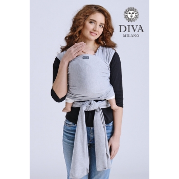 Слинг-шарф трикотажный Diva Stretchy, Nebbia