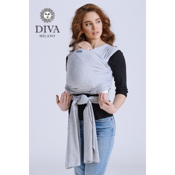Слинг-шарф трикотажный Diva Stretchy, Nebbia