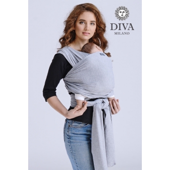 Слинг-шарф трикотажный Diva Stretchy, Nebbia