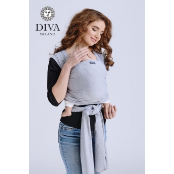 Слинг-шарф трикотажный Diva Stretchy, Nebbia