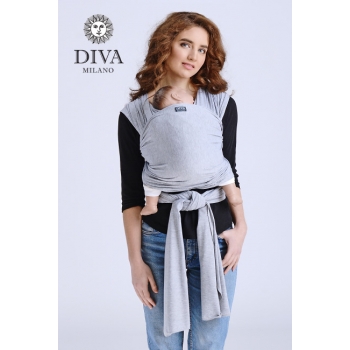 Слинг-шарф трикотажный Diva Stretchy, Nebbia