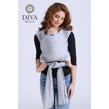 Слинг-шарф трикотажный Diva Stretchy, Nebbia