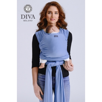 Слинг-шарф трикотажный Diva Stretchy, Cielo