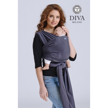 Трикотажный слинг-шарф Diva Stretchy, Grafite