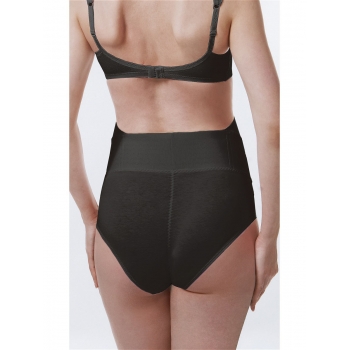 Бандаж трусы для беременных дородовой с кружевом, черный