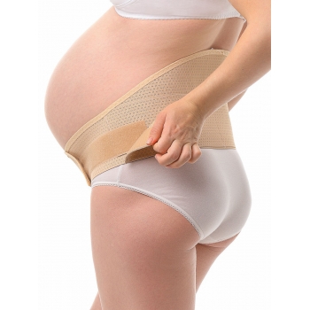 Бандаж для беременных и после родов универсальный, бежевый