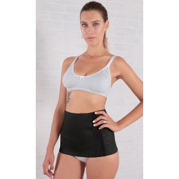 Бандаж послеродовой утягивающий Евромама "Лента", черный